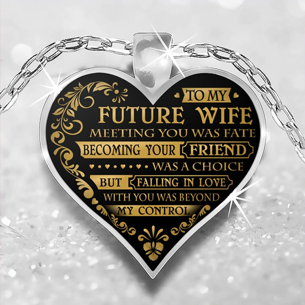 Future Wife - My Lucky Love - Love Necklace – Belesmé - Memorable Jewelry  Gifts